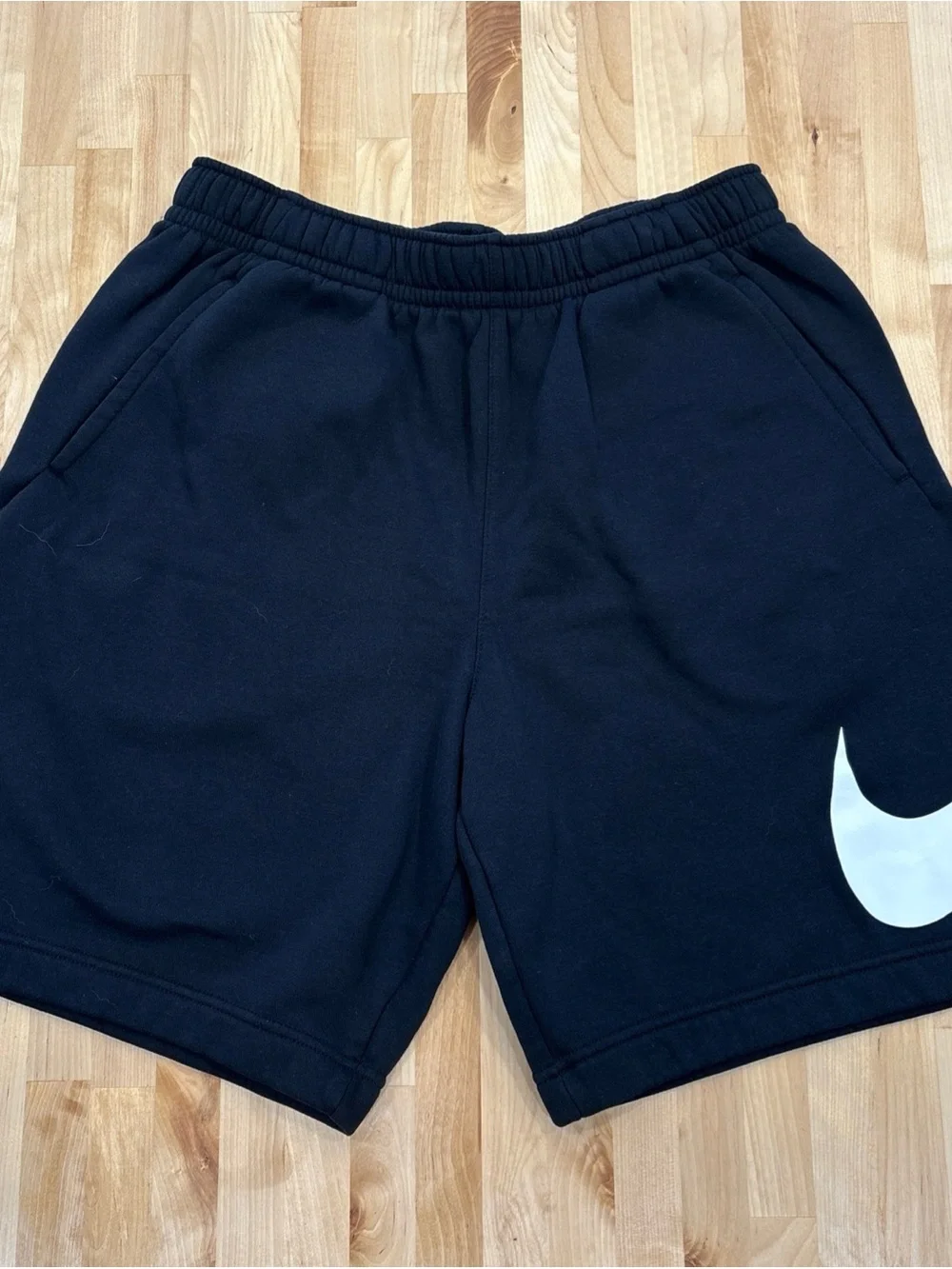 Nike Mens Fleece Club Sweat Shorts Black Medium Athleisure Lounge Gym Fitness